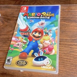Nintendo switch Mario and Rabbids Kingdom Battle game